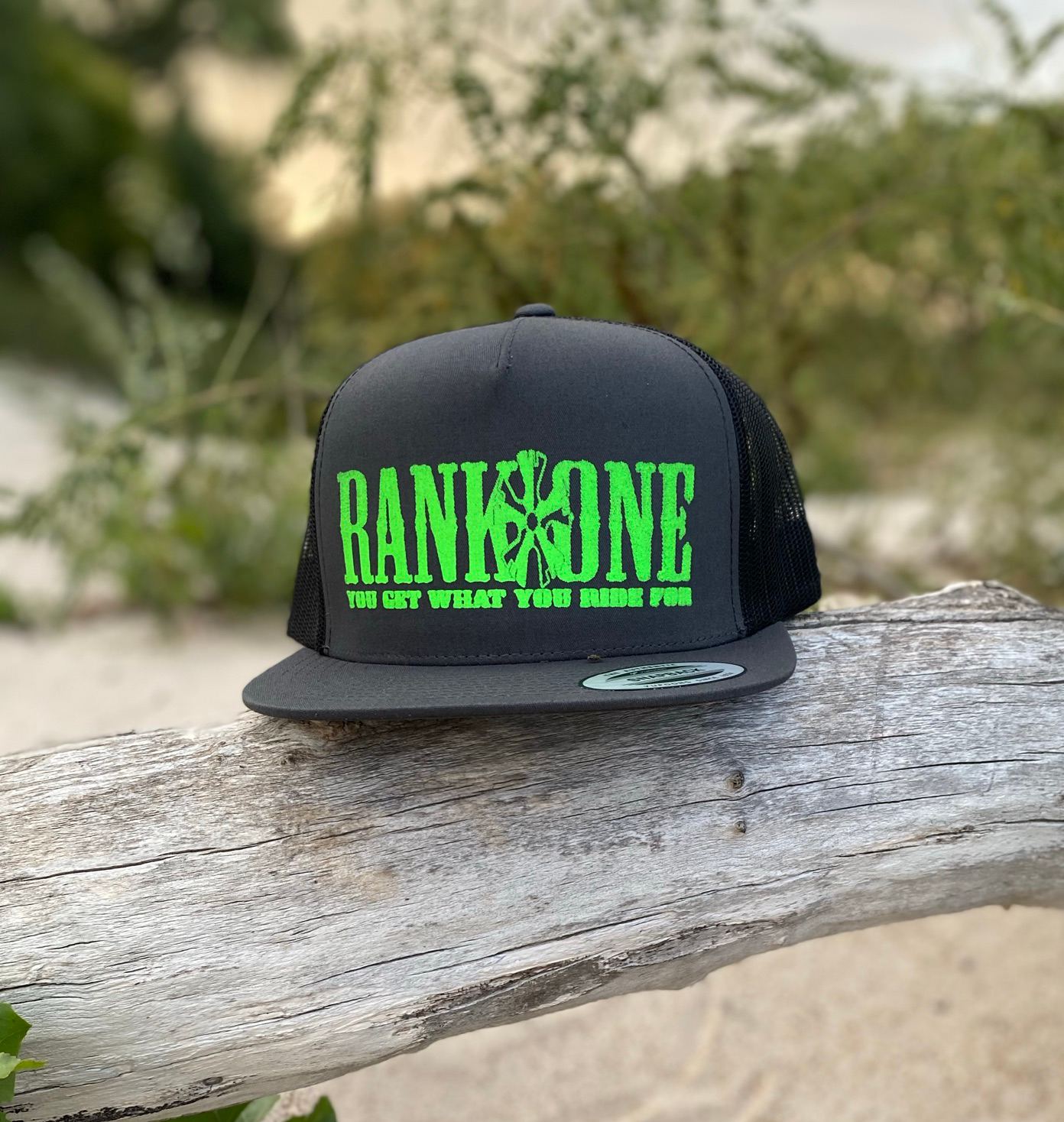 You Get What You Ride For Charcoal Snap Back
