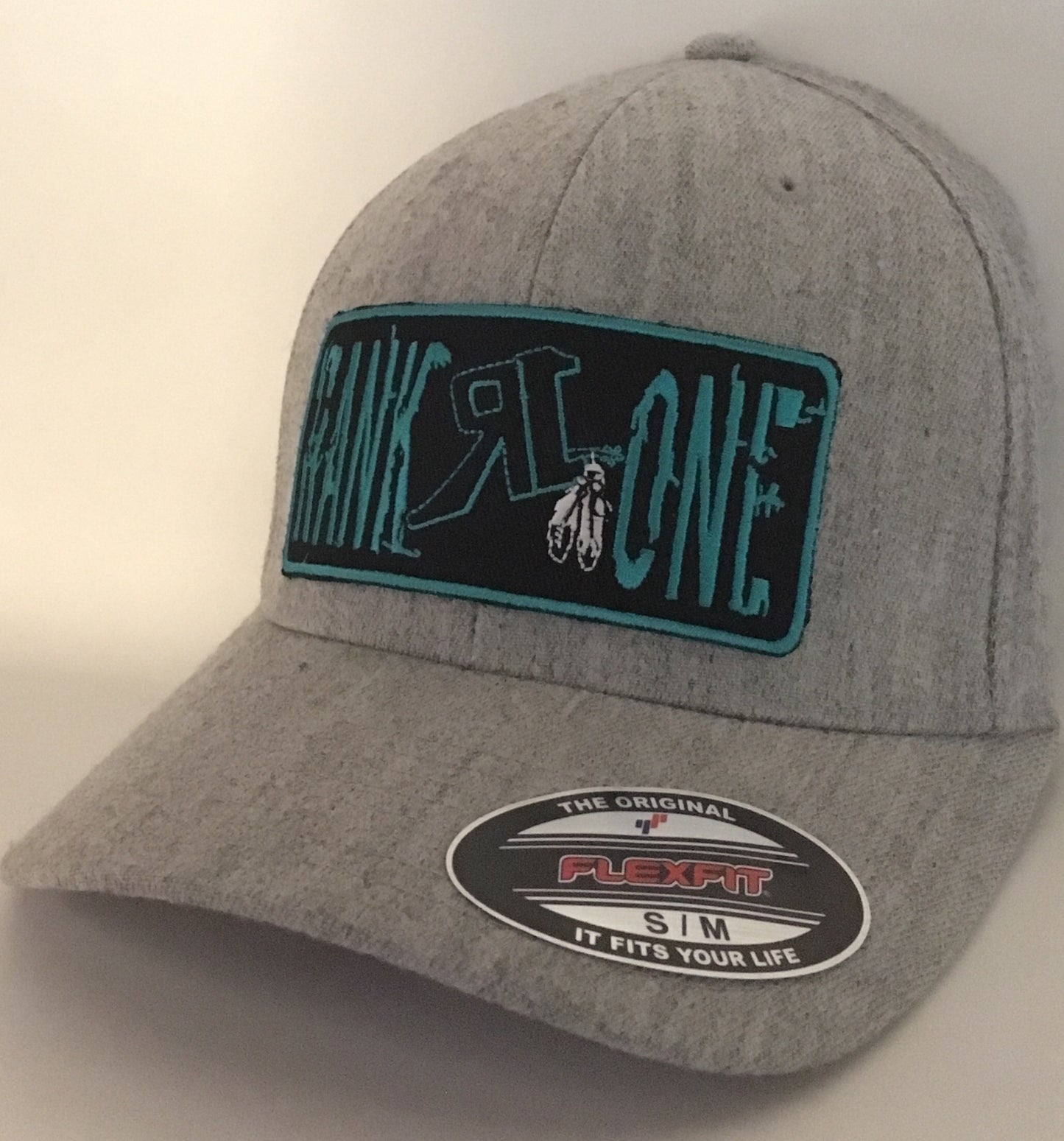 Heather Grey Flex Fit/ Fitted Cap (H19-0004)