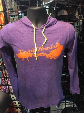 Turning heads purple hoodie (S014-P)