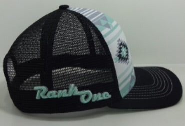 Blue Aztec Snap Back (H5-0005)