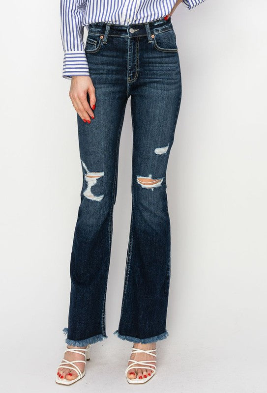 HIGH RISE WESTERN BOOT JEANS
