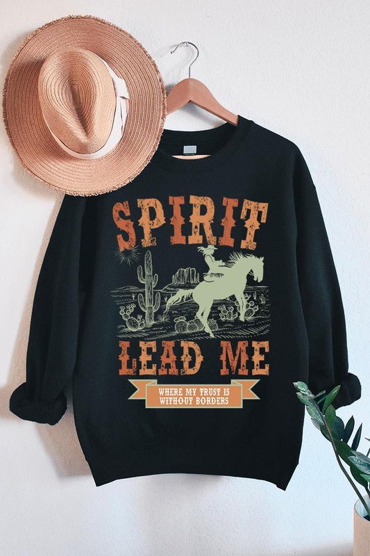 Desert Worship Spirit Graphic Fleece Sweatshirts