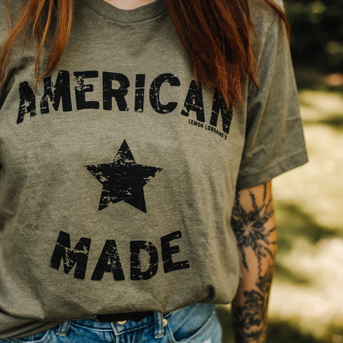 Army Green American Made T-Shirt