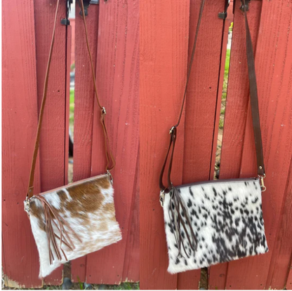 Cowhide (HOH) Cross Body Purse