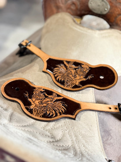 Kickin' Chicken Spur Straps