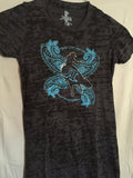 Paisley Blue Bull Rider Burnout (595275)