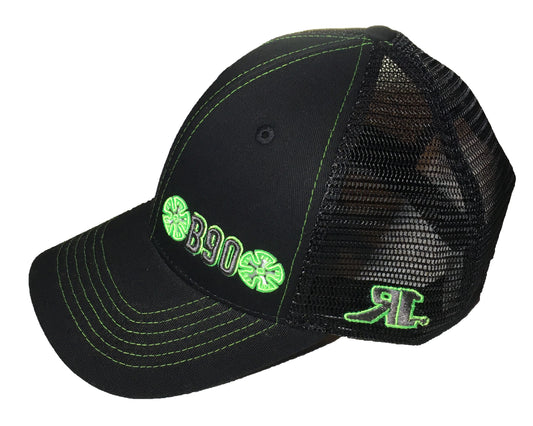 Black B90 Trucker Cap (H17-0001)