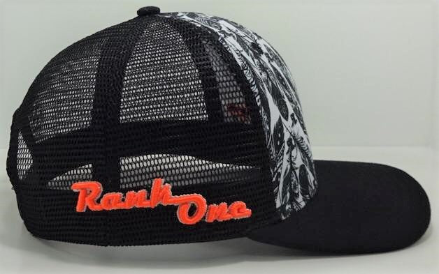 Orange Feather SnapBack (H11-0002SB)