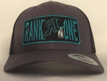 Charcoal and Teal Snap Back (H19-0002)