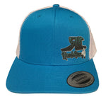 Turquoise trucker with turquoise R1