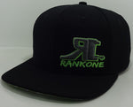 Black W/Lime Green Paisley under the bill (H1-0011)