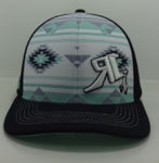 Blue Aztec Snap Back (H5-0005)